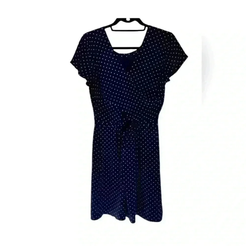 MADEWELL 1937 navy blue and stars dress - Picture 7 of 7